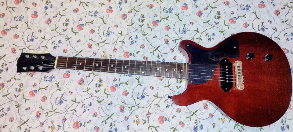 Les Paul Junior DC Caoba brasileña Ballestone