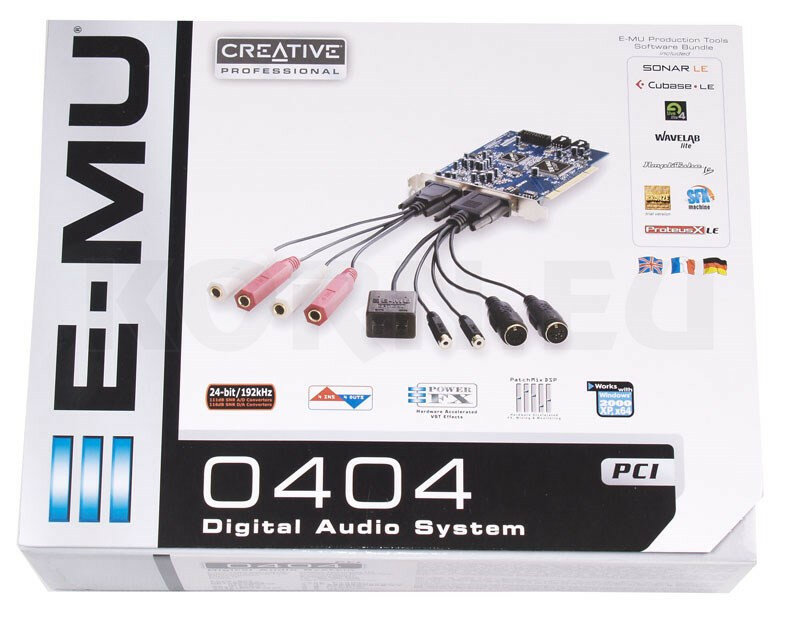 Interface AUDIO PRO E-MU 0404