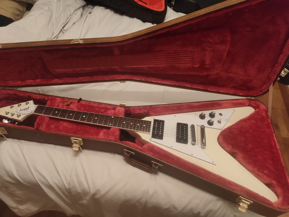 Gibson flying v 70's classic White 2024 de segunda mano · Foto 4 de 6 · Burgos · 2050 €
