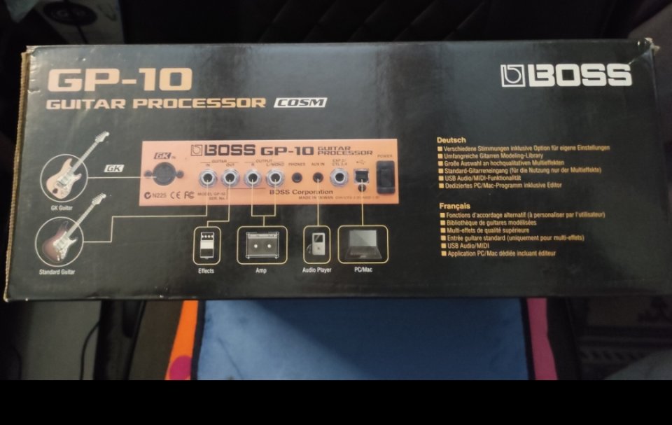 Sintetizador de guitarra Boss GP10