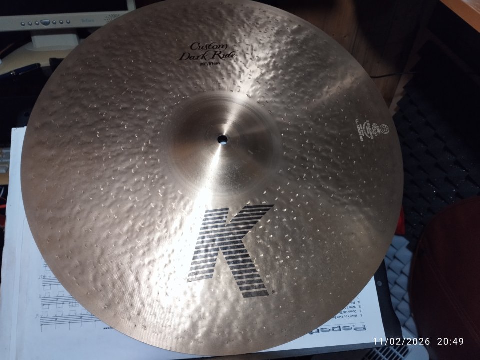 Zildjian Ride 20" K Custom Dark