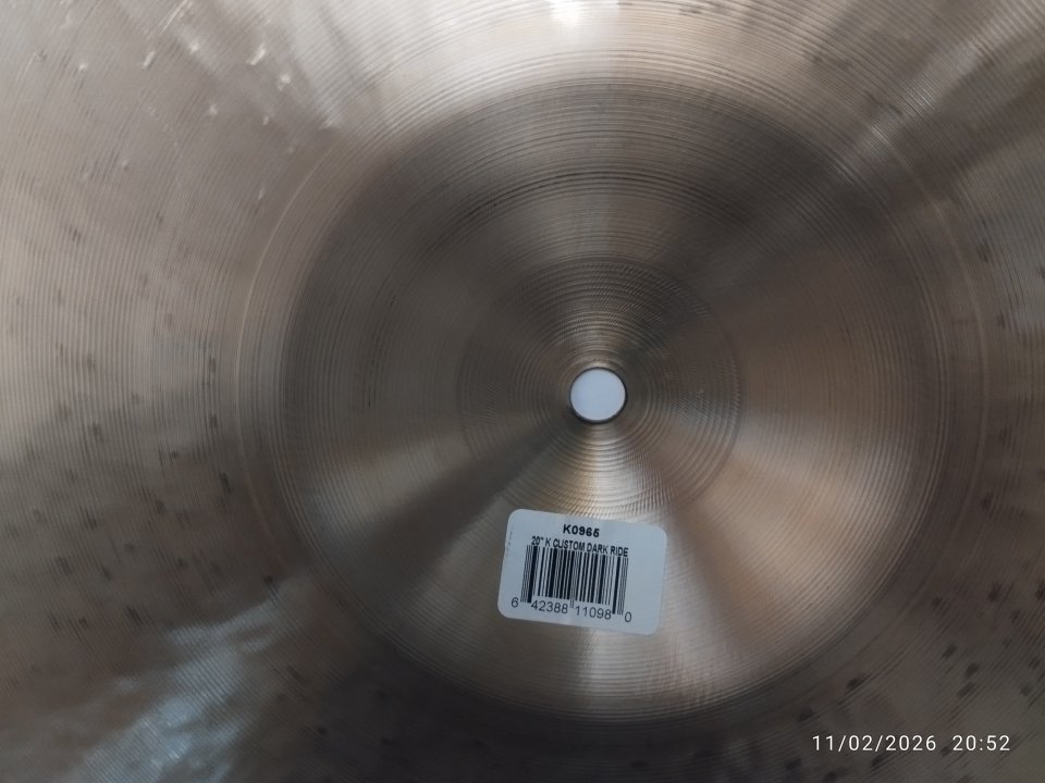 Zildjian Ride 20" K Custom Dark