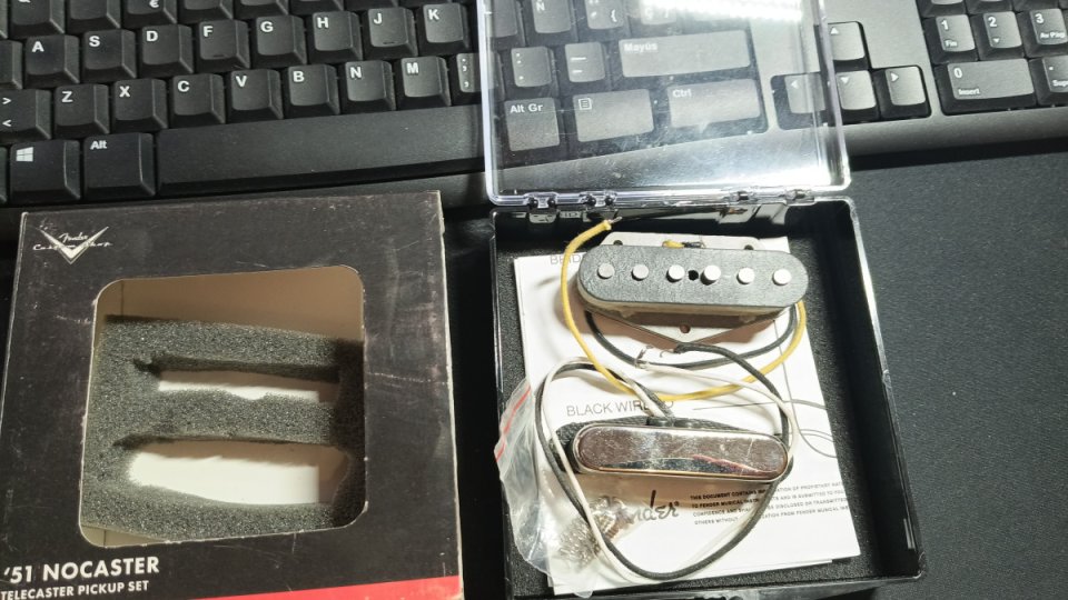 Set pastillas telecaster Custom shop 64/52