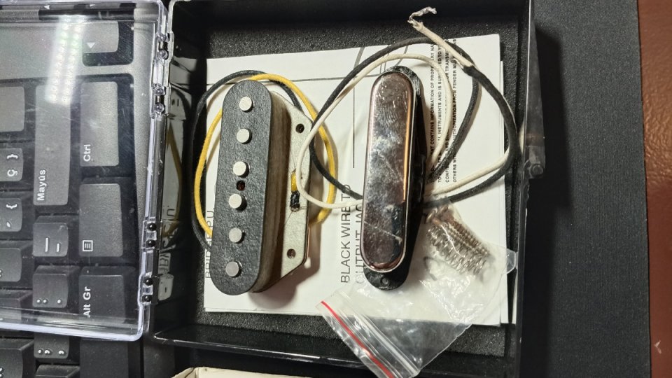 Set pastillas telecaster Custom shop 64/52