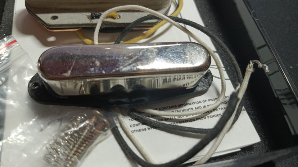 Set pastillas telecaster Custom shop 64/52