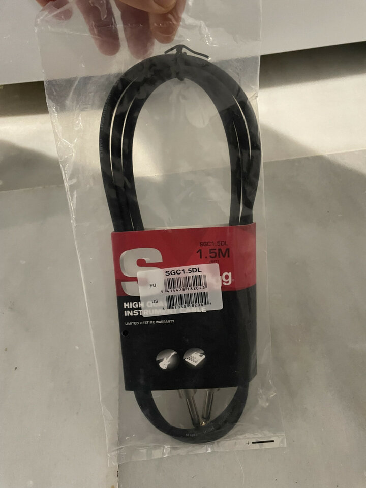 Lote Cables Para Instrumentos Marca Stagg Nuevo!! Sin Estrenar