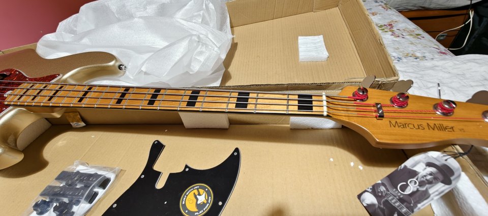 Sire Marcus Miller V5 Champagne Gold con extras