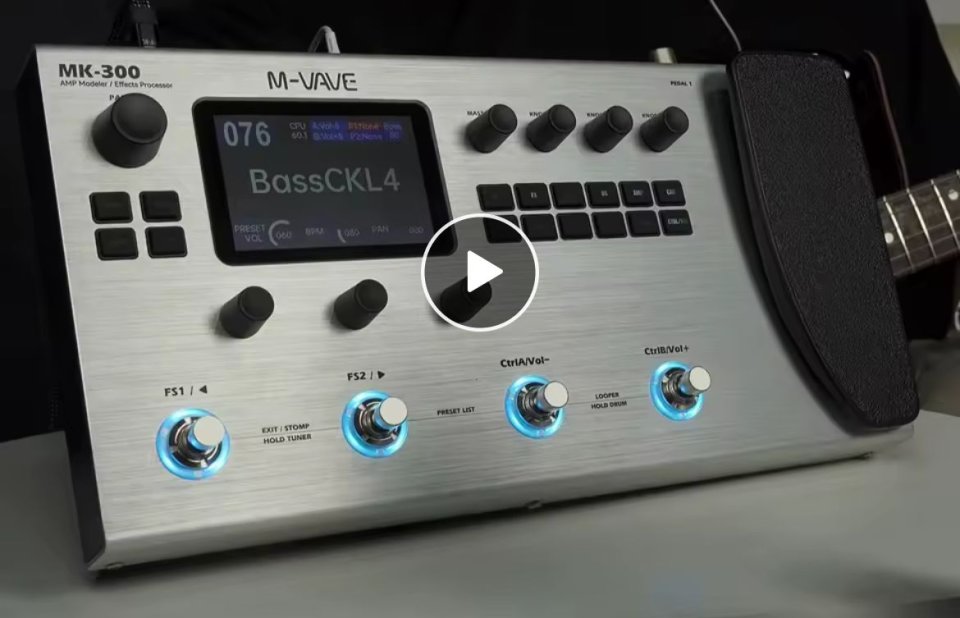 Pedalera multiefectos con capturas Mvave mk300 a estrenar de segunda mano · Murcia · 120 €