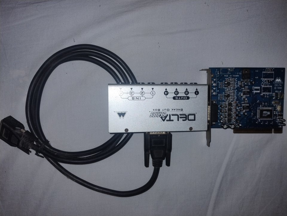 M-Audio Delta 44 PCI Audio Card Interface 2000s
