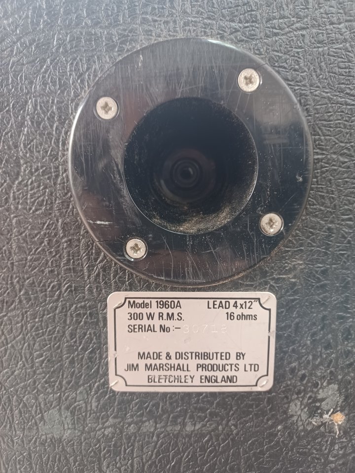 Pantalla Marshall JCM 800 1985 Vintage