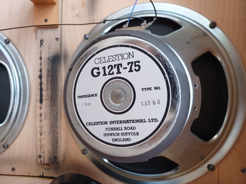 Pantalla Marshall JCM 800 1985 Vintage