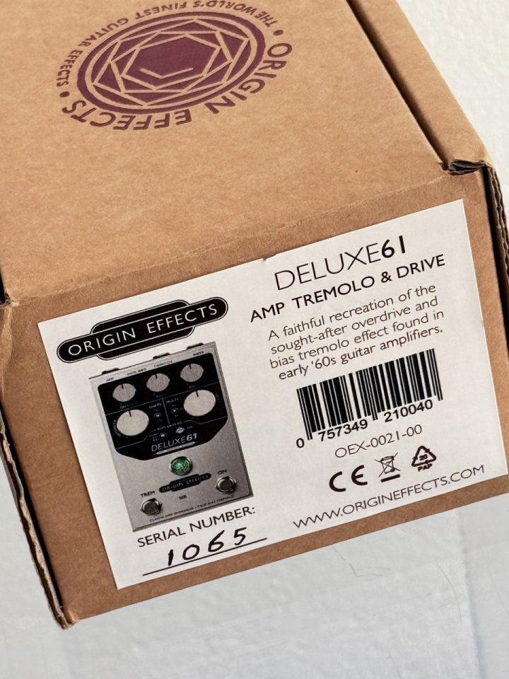 Origin Effects DELUXE 61 amp y tremolo de segunda mano · Foto 8 de 9 · Tarragona · 325 €