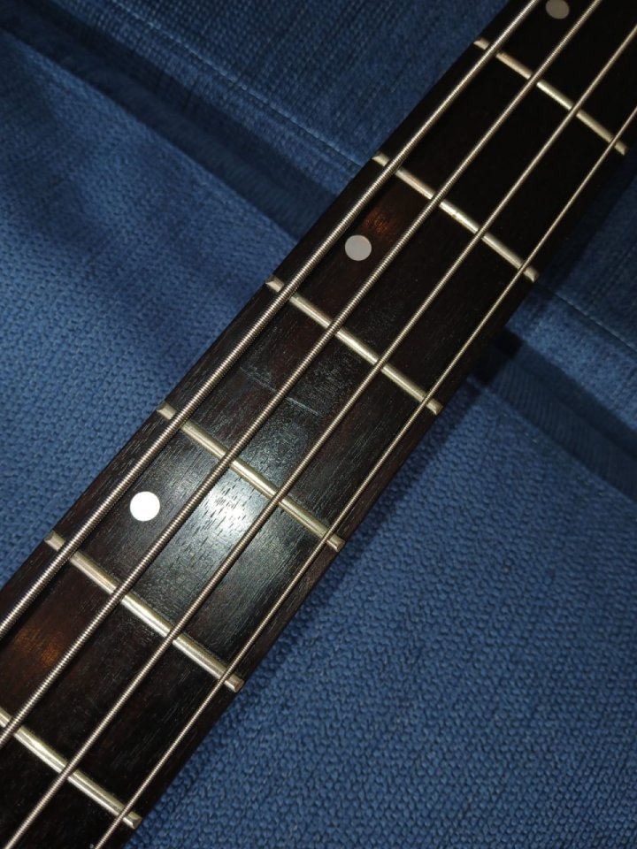 Epiphone ebm4 90s - custom paint Frankenstrat - soft relic