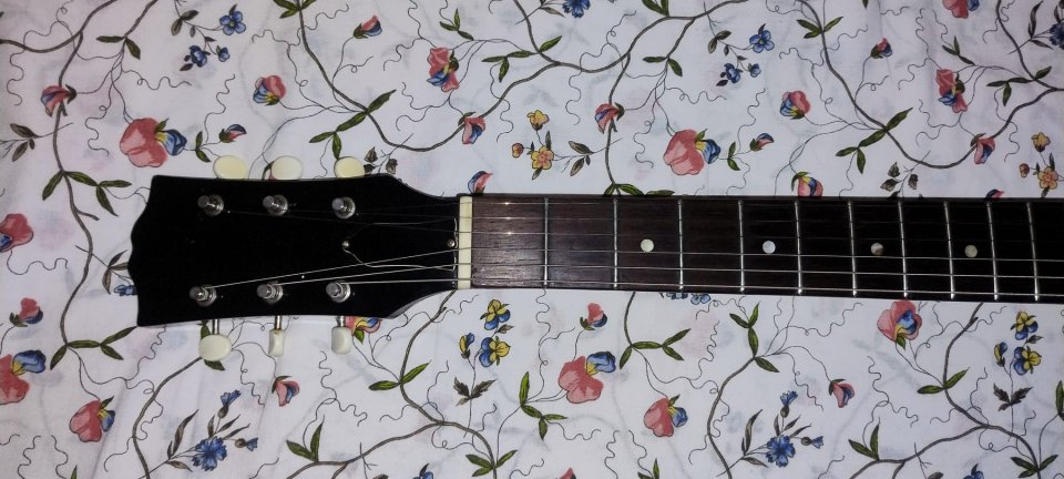 Les Paul Junior DC Caoba brasileña Ballestone