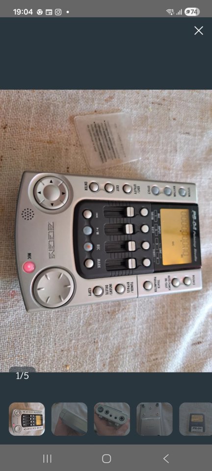 Multigrabadora ZOOM PS-04