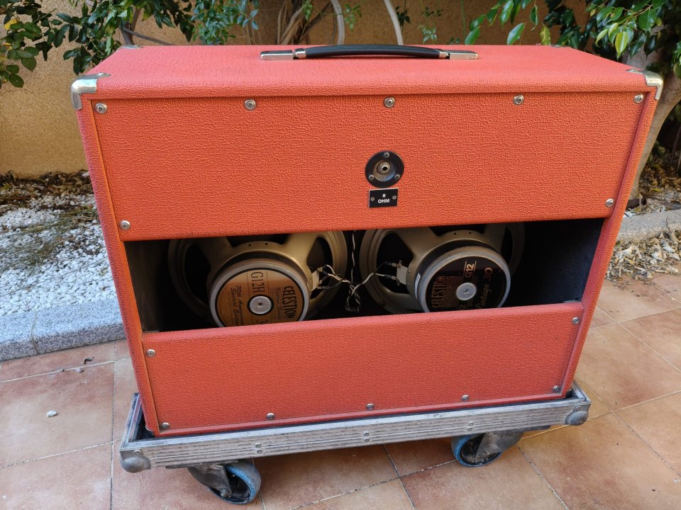 Amplificador Dr Z Remedy 40w + Caja 2x12 Rojos + Flight Case a medida