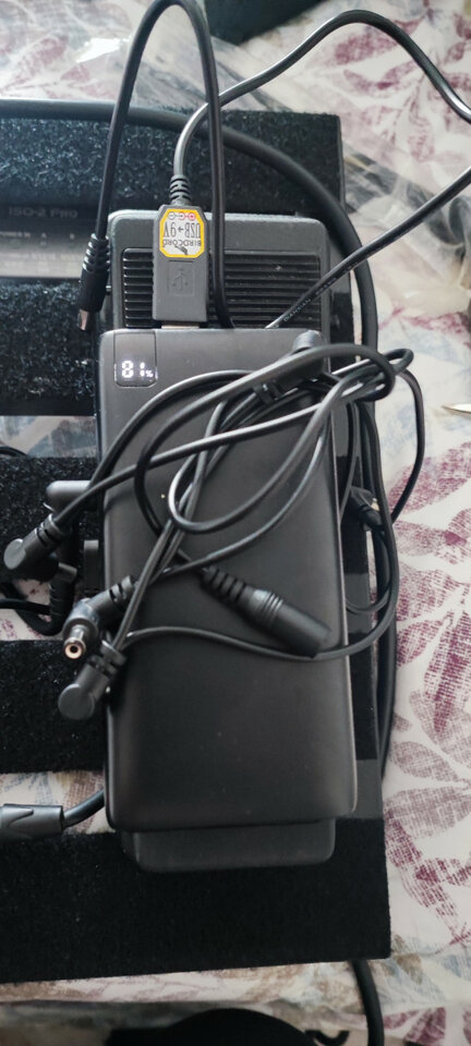 Batería para pedales + Convertidor+ Cable