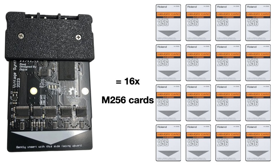 **RESERVADO** Roland M-256 x16 Tarjetas de Memoria RAM