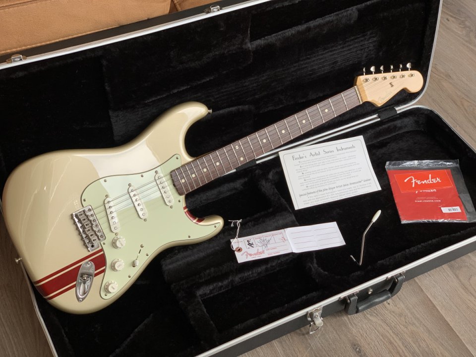 John Mayer 2005 Fender Stratocaster Signature – Shoreline Gold – Big Dipper