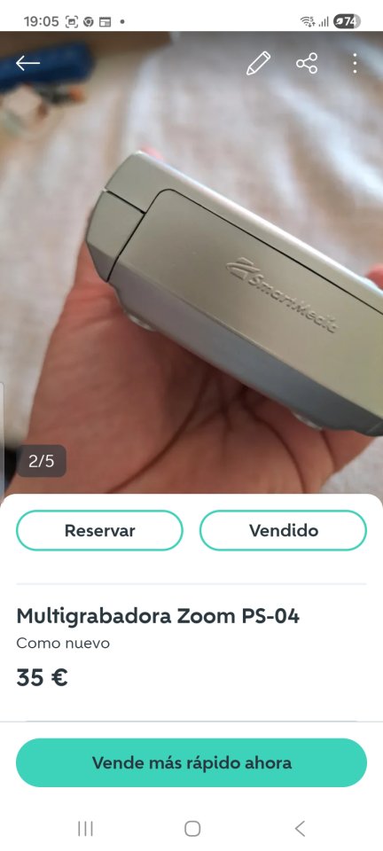 Multigrabadora ZOOM PS-04