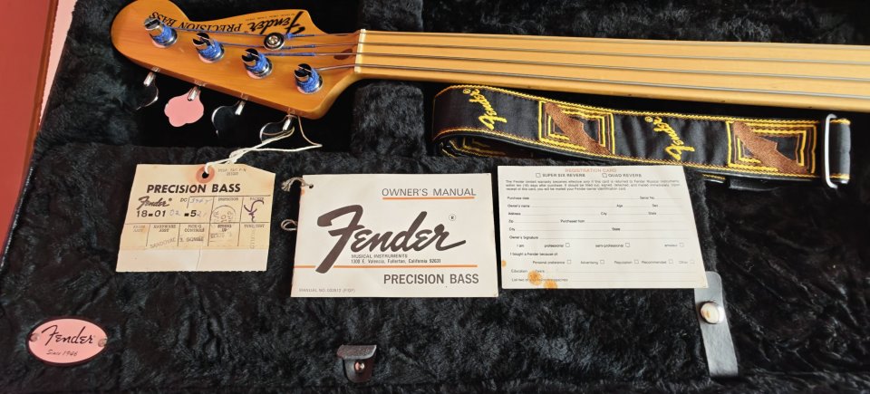 Fender Precisión fretless 1976 STING THE POLICE de segunda mano · Foto 9 de 10 · Lugo · 3890 €