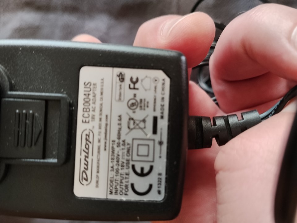 MXR 10 band EQ - Vintage - Negro - Con Alimentador