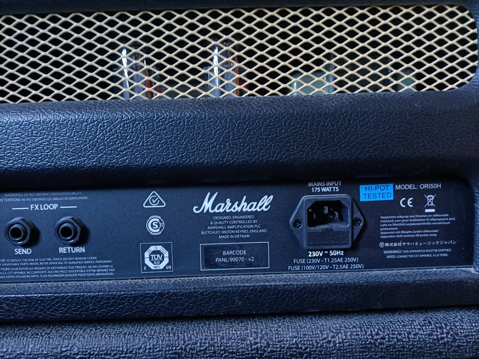 Marshall Origin 50 head de segunda mano · Foto 7 de 9 · Alicante · 420 €