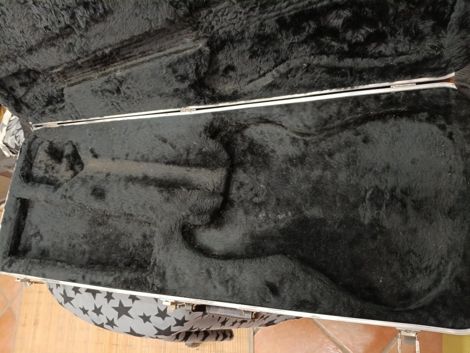 Fender USA Stratocaster / Telecaster Molded Guitar Case Late 1970s Early 1980's Black USA.