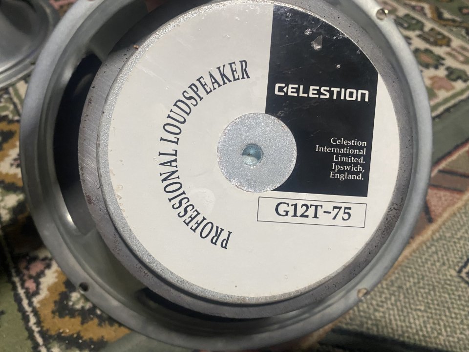 Altavoz Celestion G12T-75 Inglaterra