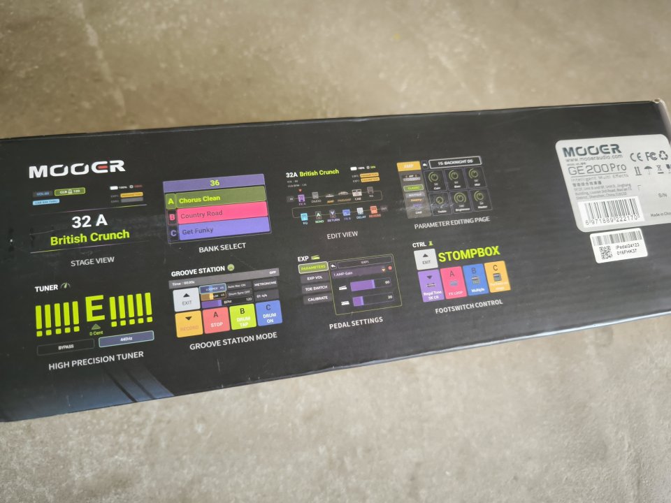 Pedalera MOOER.GE200Pro de segunda mano · Foto 8 de 8 · Badajoz · 250 €