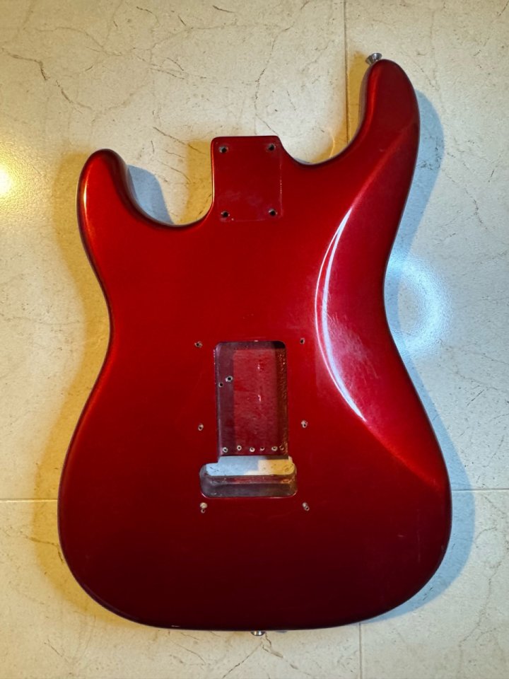 RESERVADO Cuerpo Stratocaster Candy Apple Red