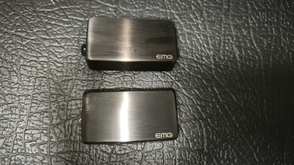 emg 81  brushed black chrome