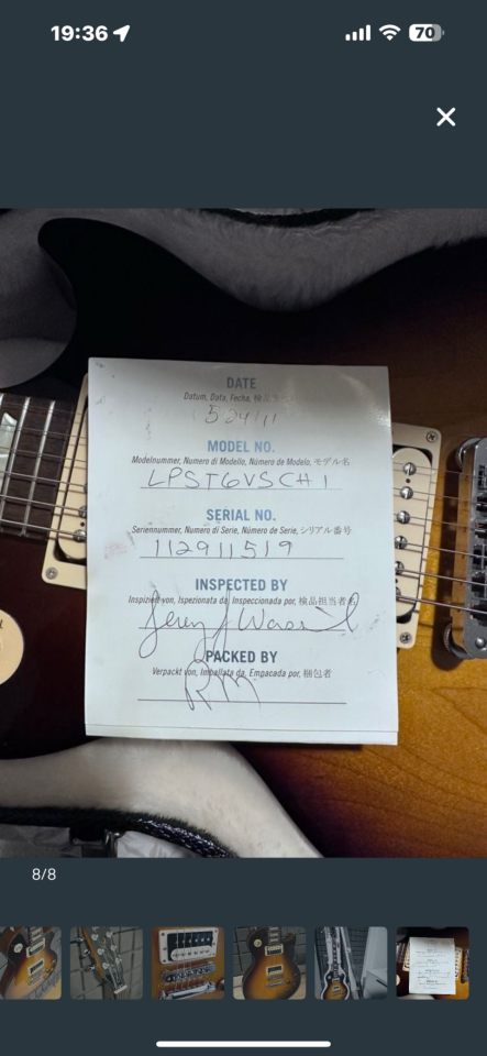 Gibson Lespaul Studio Deluxe II de segunda mano · Foto 8 de 8 · Málaga · 1450 €