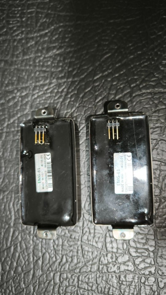 emg 81  brushed black chrome