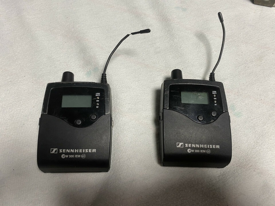 Sennhaiser EW300 IEM G3 2 petacas Rango C