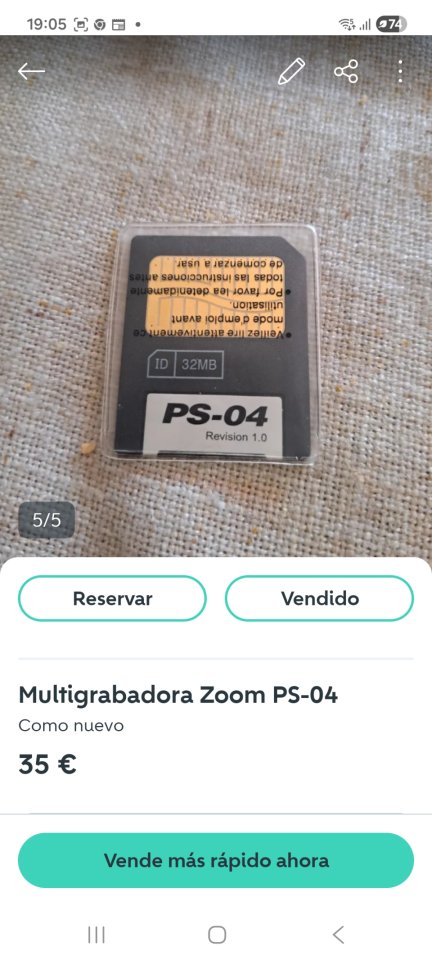 Multigrabadora ZOOM PS-04