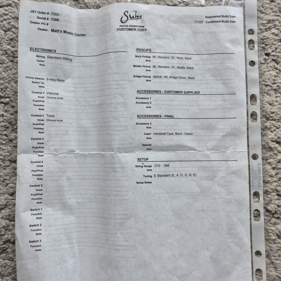 Suhr Custom Order de segunda mano · Foto 10 de 10 · Madrid · 2450 €