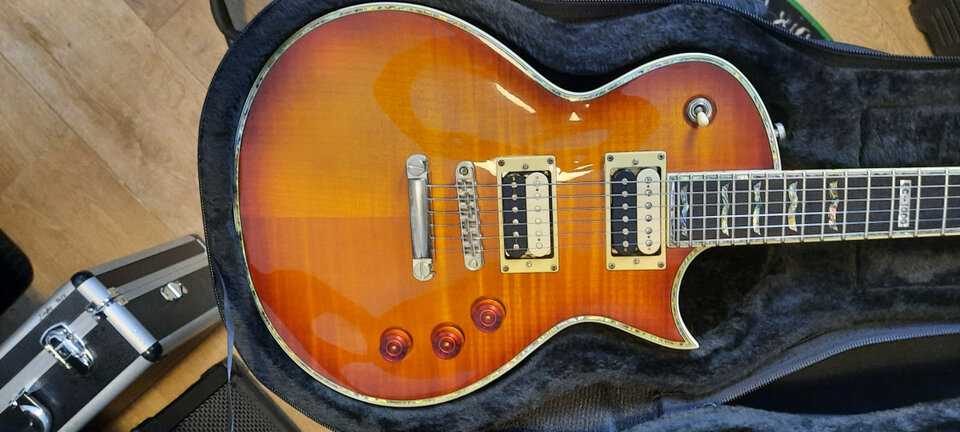 LTD EC-1000 FM ASB deluxe con SD pro slash alnico II