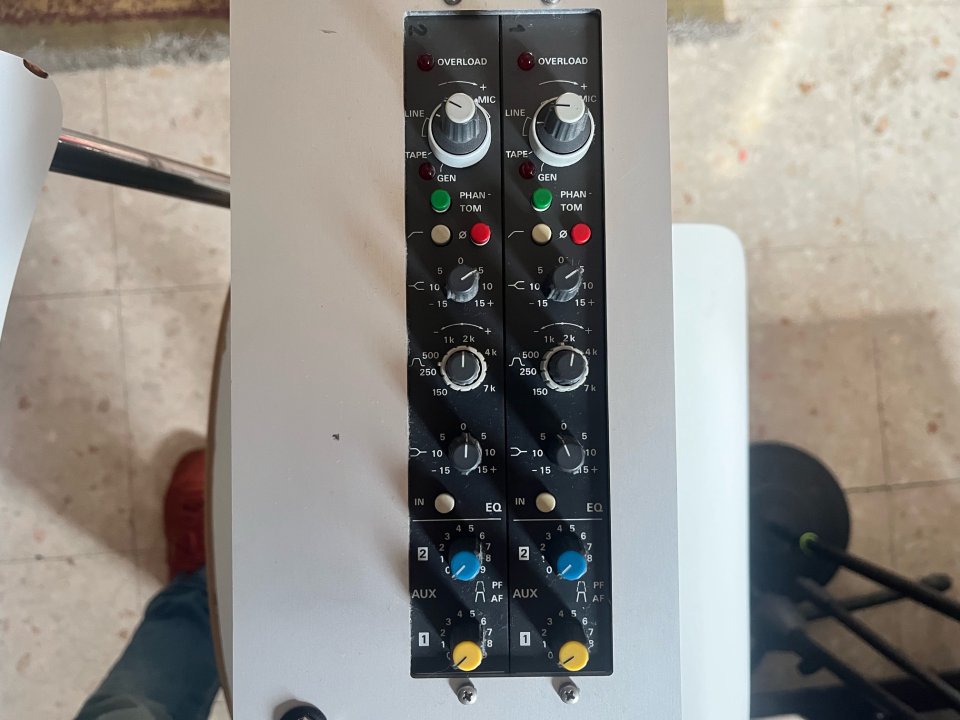 Previos (Focusrite ISA, Studer, JDK)