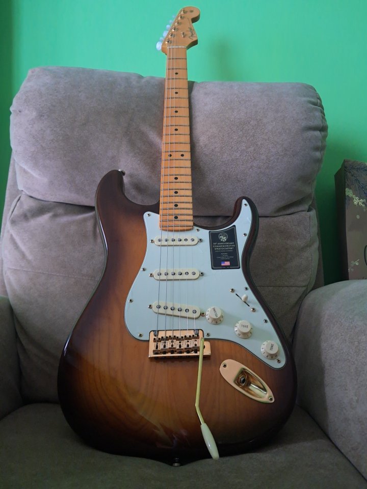 Guitarra Fender Estratocaster AM 75 Anniversary