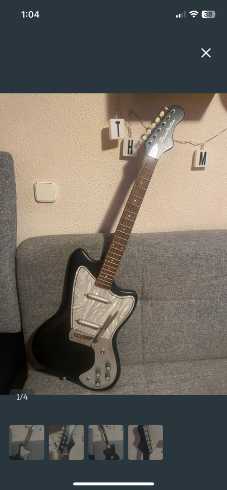 Guitarra Danelectro Dead On 67 Negra de segunda mano · Foto 1 de 4 · Madrid · 800 €