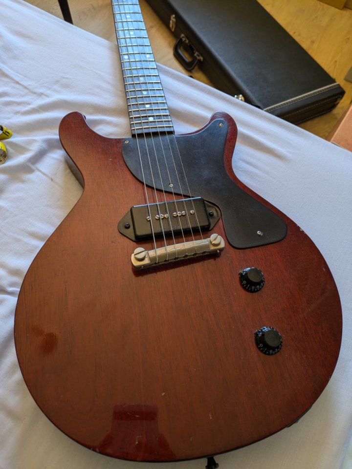 Les Paul Junior DC Caoba brasileña Ballestone