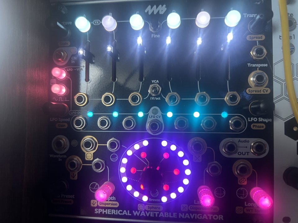 Cambio 4ms Spherical Wavetable Navigator