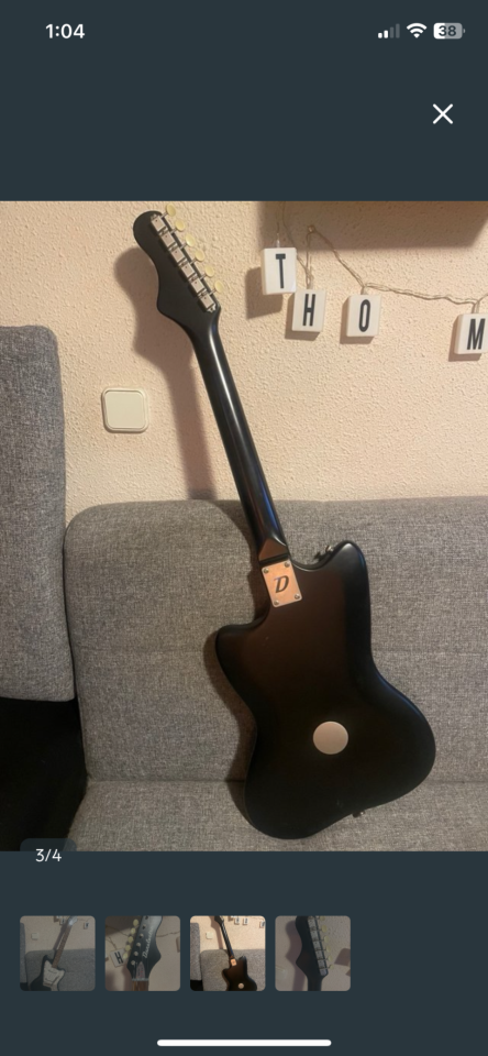 Guitarra Danelectro Dead On 67 Negra de segunda mano · Foto 3 de 4 · Madrid · 800 €