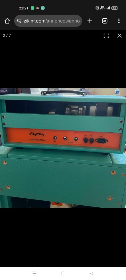 Ampli Mystery de Castle Made of Sound  (point to point british style)