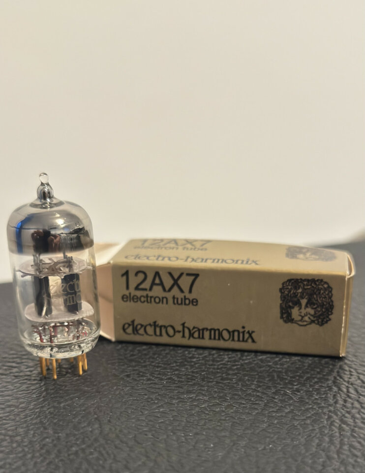 Válvula EH 12AX7 Gold pins Nueva