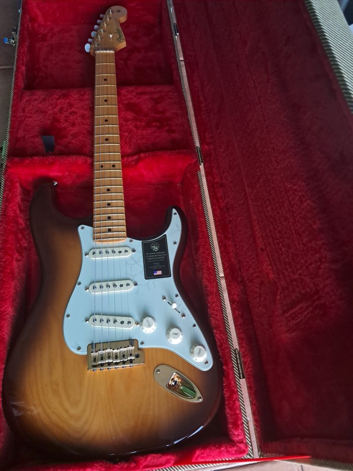 Guitarra Fender Estratocaster AM 75 Anniversary