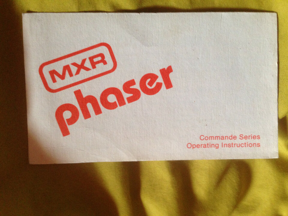 MXR M161 Phaser vintage