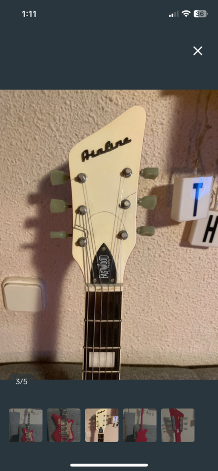 Guitarra Airline by Eastwood Roja de segunda mano · Foto 3 de 5 · Madrid · 750 €