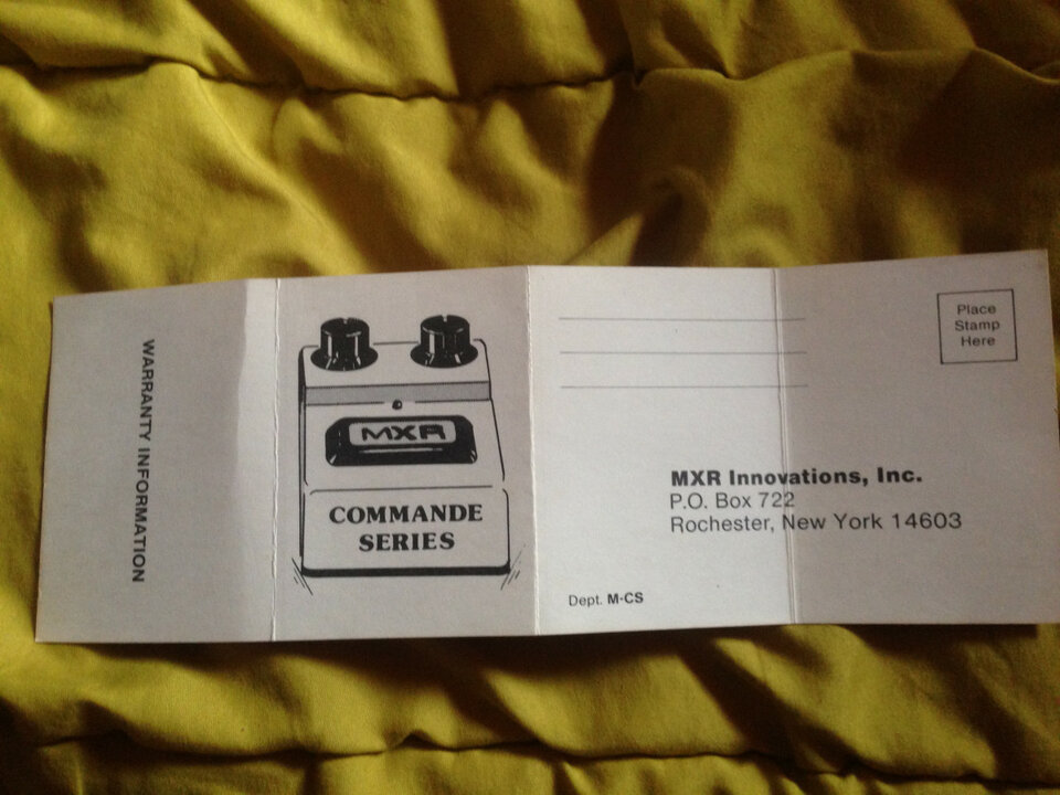 MXR M161 Phaser vintage